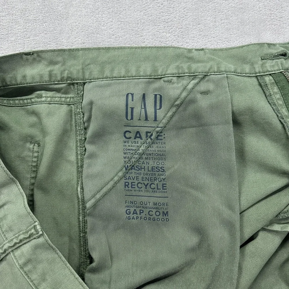 Gap Shorts Mens 40 (fits 42) Green Carpenter Utility Workwear Outdoors Hiking